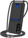 Selected by GSMpunt.nl Hoesje met Koord en Pasjeshouder Geschikt voor Samsung Galaxy A56 / A36 | Back Cover met Crossbody Koord en Kaarthouder | Ideaal voor Festival/Vakantie | Siliconen | Zwart