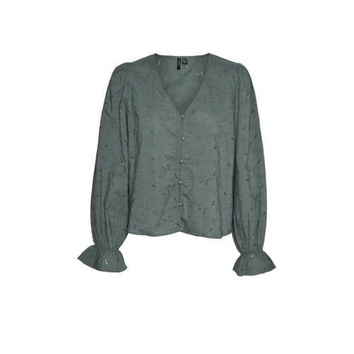 VERO MODA VMBETI Blouse - Grijsgroen