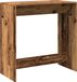 vidaXL Table de bar 102x50x103,5 cm Bois Bois vieilli