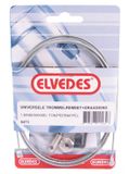 Elvedes Trommelrem binnenkabel 2250mm verzinkt met onderdelen (op kaart)