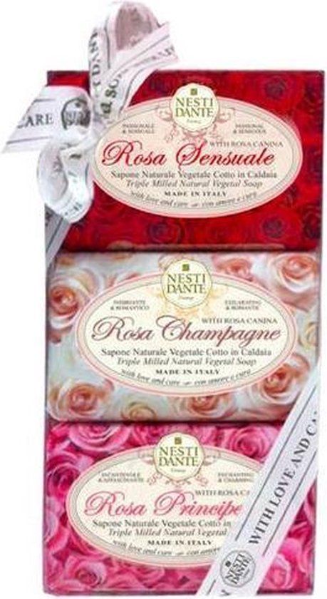 Nesti Dante - Rosa Zeepset - 3 x 150g