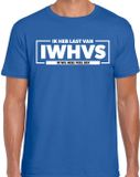 Bellatio Decorations Foute party t-shirt voor heren - last van - blauw - carnaval/themafeest L