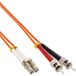 InLine 88515 InfiniBand en Glasvezelkabel 15 m LC ST Oranje