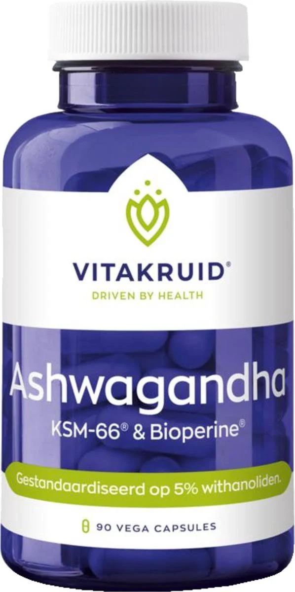 Ashwagandha KSM-66 & Bioperine - 90vc
