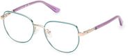 Guess GU50140 Shiny turquoise 47/15/130 Meisje Brilmonturen
