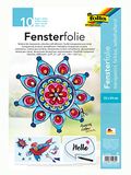 folia 450300 - raamfolie kleurloos, zelfklevend, ca. 35 x 50 cm, 10 vellen