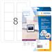 HERMA 4355 schijflabels 3.5" A4, set van 32 (70 x 67,7 mm, 800 vellen, papier, mat) zelfklevend, bedrukbaar, permanente klevende floppy disk stickers, 6.400 etiketten voor printer, wit