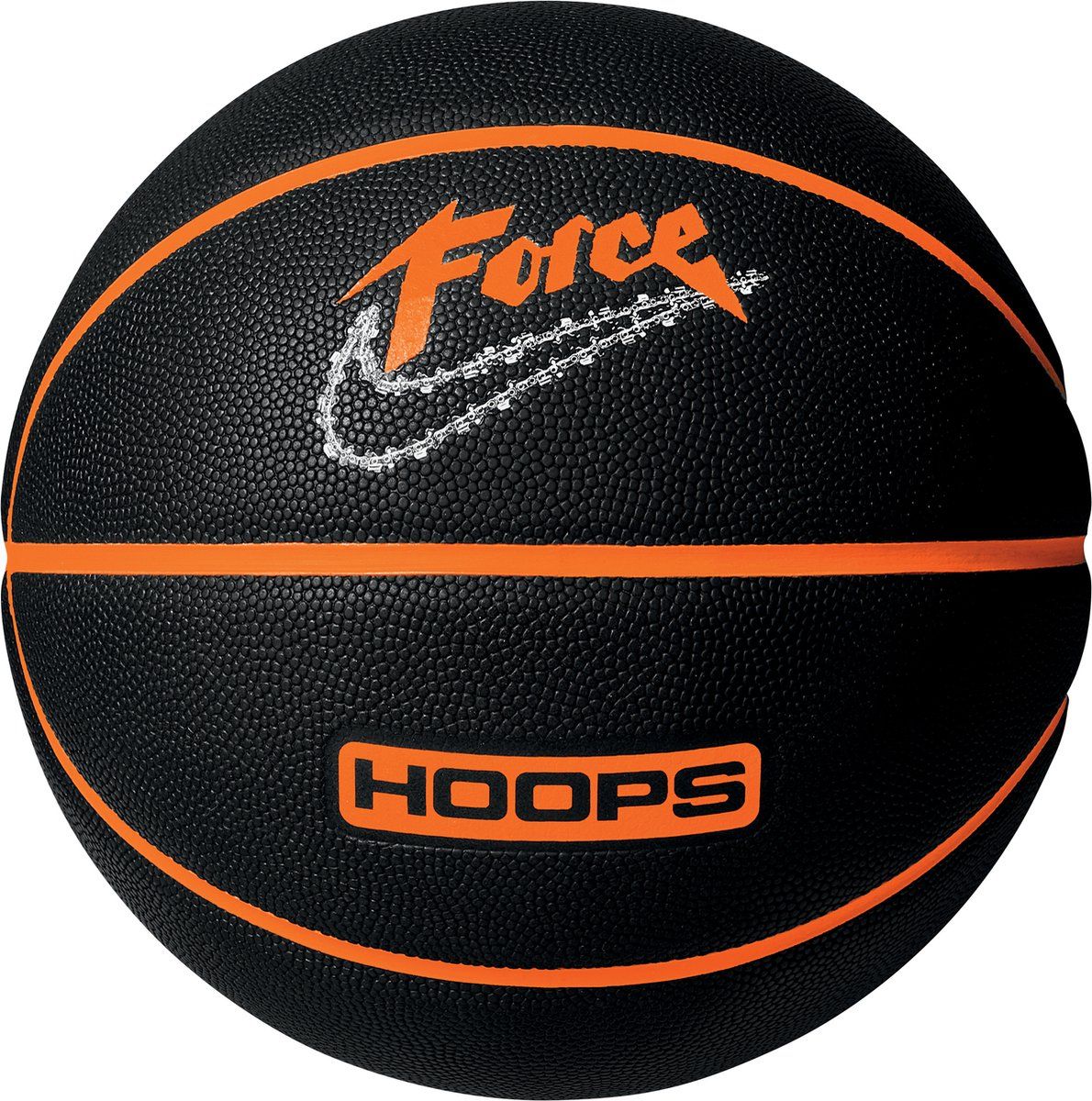 Nike Backyard Force Basketball - Black/Orange - Size 7