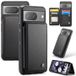Caseme Étui C22 Google Pixel 8 avec portefeuille de cartes protégé par RFID - Noir