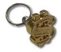 KUSTOM66 sleutelhanger dollar goud