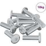 Vis 1593 Pcs Argenté 8 X 25 Mm Acier