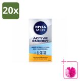 NIVEA MEN 20 x Active Energy Nettoyant visage à la caféine - 50 ml
