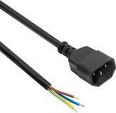 Akyga AK-OT-07A electriciteitssnoer Zwart 1,5 m IEC C14
