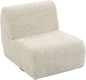 Homcom Fauteuil Chenille Beige