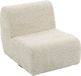 Homcom Fauteuil Chenille Beige