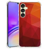 B2Ctelecom Samsung Galaxy A35 Polygon Red Shockproof Case