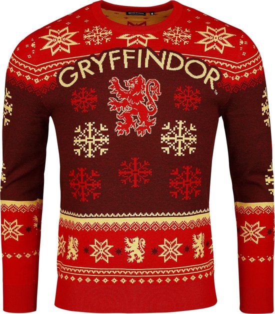 Harry Potter Gryffindor Heren Christmas jumper - meerkleurig - S