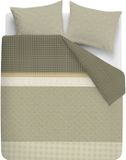 Beddinghouse Jente dekbedovertrek - Tweepersoons - 200 x 200/220 cm - Groen