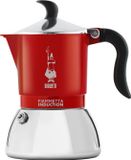 Bialetti Fiammetta Induction Moka Express 0,1 l Rood, Roestvrijstaal