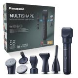 Panasonic XSHAPE TRIM MULTISHAPE Modulair System ER-CKL2, ER-CDT1 & ER-CFB1, hoofdeenheid, scheer- en tondeuseset, baardtrimmer, gezichtsborstels met lithium-ion batterij, zwart