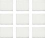 AMIG Anti-krasvilt - 24x - wit - 25 x 35 mm - vierkant - zelfklevend - meubel beschermvilt