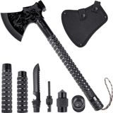 Merkloos / Sans marque ApexArte® Opvouwbare Bijl - Survival Tool Kit - Zwart