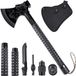 Merkloos / Sans marque ApexArte® Opvouwbare Bijl - Survival Tool Kit - Zwart