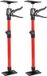 Supports de plafond télescopiques, set de 2, réglable en hauteur, capacité de charge 40 kg, hauteur 115-290 cm
