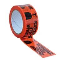 Raadhuis waarschuwingstape oranje breekbaar 50 mm x 66 m 6 rollen