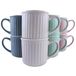 OTIX Koffiekopjes - Set van 8 - 250ml - Aardewerk - MOSS
