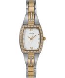Timex Main Street Dameshorloge, 22 mm, Armband Van Legering, Wijzerplaat, Zilverkleurige Kast, TW2W95600