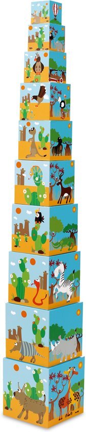 scratch Preschool: Stapeltoren Dieren Multicolor