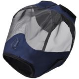Imperial Riding IRH Fly Shield Vliegenmasker met uv-mesh en fleece rand, marineblauw, zonder oren