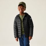 Regatta Gevulde Jas Wandelen Kinderen Waterafstotend Zwart Unisex 152