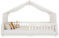 IDIMEX Hemel voor het huisbedje, mousseline LIAN, 1 stuk – wit
