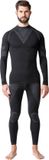 Ladeheid Set Thermobroek en Thermoshirt - Heren - Zwart/Grafiet - L