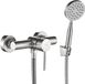 Kuchinox NOIA Wandmontabele douchearmatuur met doucheset, zilverkleurig, model NOIA BNK_241D