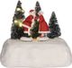 Luville - Kissing Santa battery operated - Kersthuisjes & Kerstdorpen