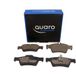 Quaro Kit de plaquettes de frein, frein à disque Quaro Qp6575c Mercedes-benz