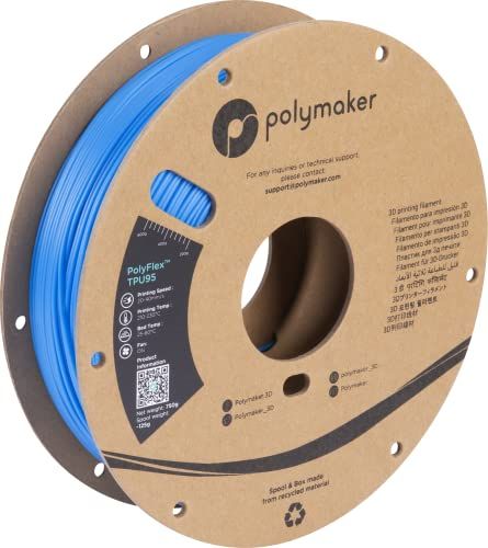 POLYMAKER PD01005 PolyFlex TPU-95A Filament TPU flexibel 1.75mm 750g blue