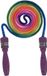 FREE & EASY Koopman International Springtouw regenboogprint paars handvat 210 cm