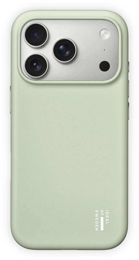 iDeal of Sweden Silicone Case met MagSafe voor de Apple iPhone 17 Pro Max - Sage Green