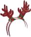 Krist+ Rendier diadeem - 2x - 24 cm - gewei - haarband - kerst - kinderen en volwassenen