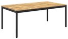 Table de jardin Blanc et noir 196 x 100,5 x 75 cm