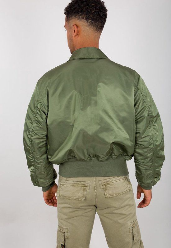 Alpha Industries CWU 45 Bomber Jacket - Sage-Green - XXL - Men