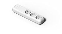 Famatel M111774 sokkel 2-polig, 10-16 A, 250 V, zijdelings, 3 stopcontacten