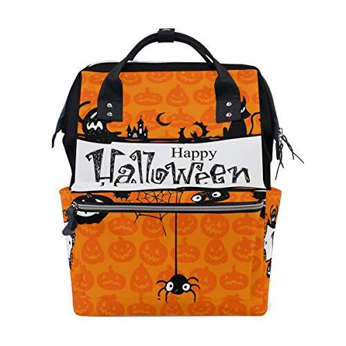 MONTOJ Halloween schilderij patroon canvas rugzak Travel Campus rugzak