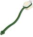 BeltAvenue Holding B.V. Brosse de douche, brosse de bain avec long manche, gommage de douche, poignées antidérapantes pour le lavage de la peau et des cheveux, pour tous les âges, dans la salle de bain et le dortoir, Vert, Blanc, Silicone, Nylon