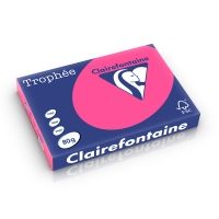 Clairefontaine Gekleurd Papier Fluor Roze A3 - 500 Vel