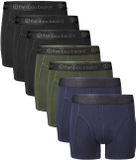 Bamboo Basics Heren Bamboe Boxershorts Rico (7-pack) - Navy, Army & Zwart - Maat XL